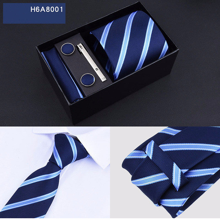 Men's Accessories set / Necktie / Pocket Squares / Cufflinks / Clip