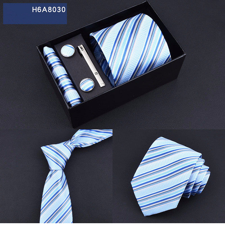 Men's Accessories set / Necktie / Pocket Squares / Cufflinks / Clip