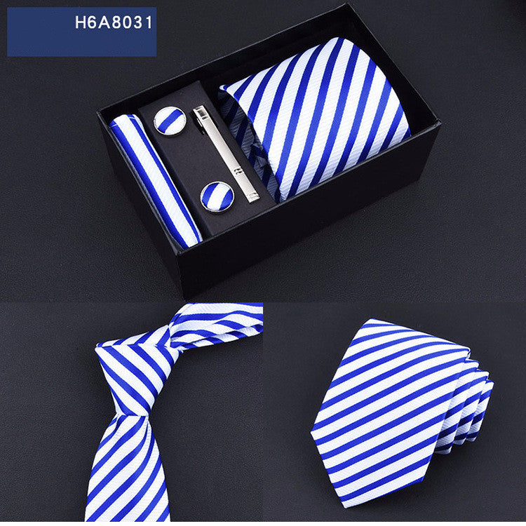 Men's Accessories set / Necktie / Pocket Squares / Cufflinks / Clip