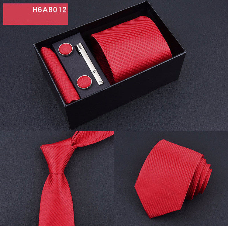 Men's Accessories set / Necktie / Pocket Squares / Cufflinks / Clip