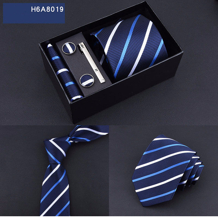 Men's Accessories set / Necktie / Pocket Squares / Cufflinks / Clip