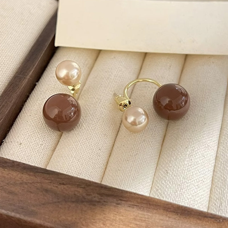 Pearl Earrings For Women Dual-wear Fashion