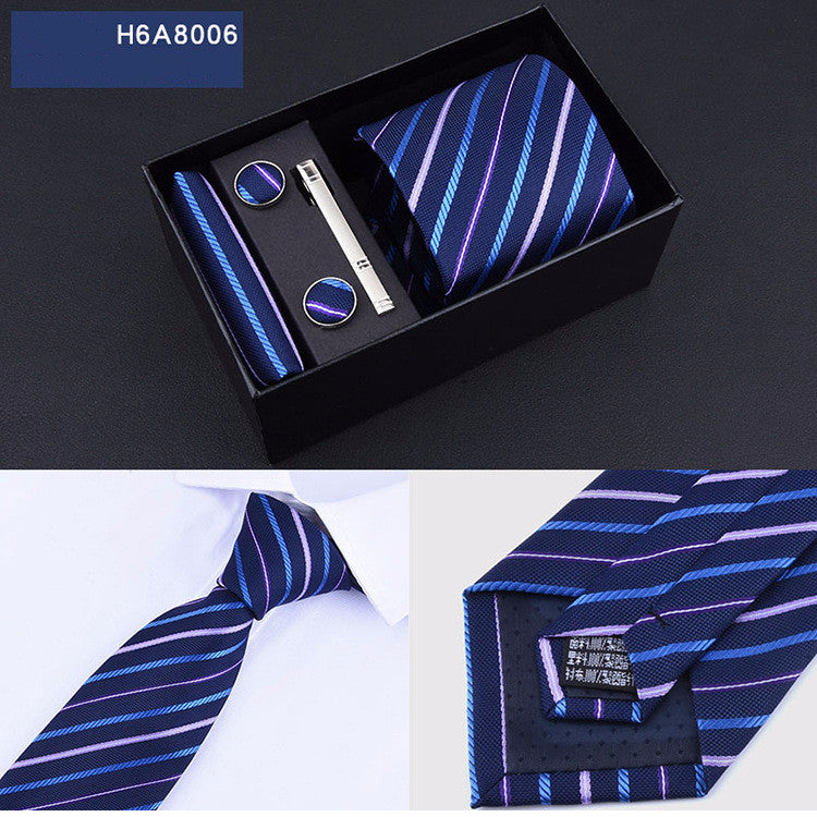 Men's Accessories set / Necktie / Pocket Squares / Cufflinks / Clip