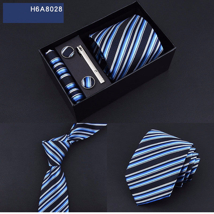 Men's Accessories set / Necktie / Pocket Squares / Cufflinks / Clip