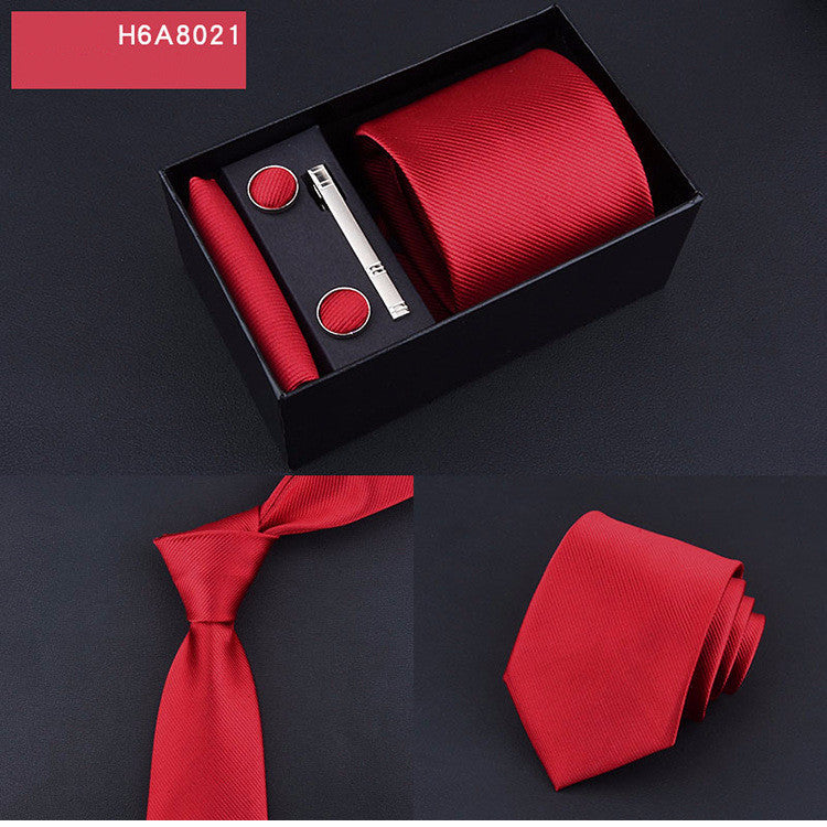 Men's Accessories set / Necktie / Pocket Squares / Cufflinks / Clip