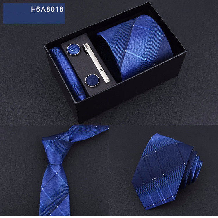 Men's Accessories set / Necktie / Pocket Squares / Cufflinks / Clip