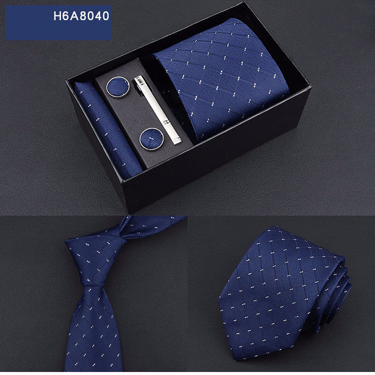 Men's Accessories set / Necktie / Pocket Squares / Cufflinks / Clip