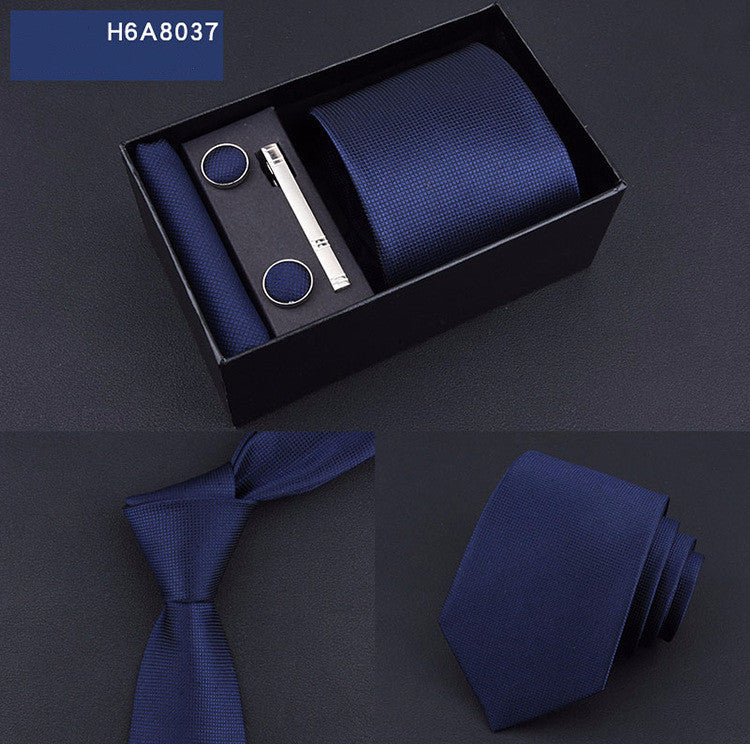 Men's Accessories set / Necktie / Pocket Squares / Cufflinks / Clip