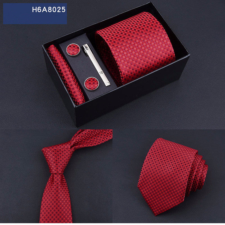 Men's Accessories set / Necktie / Pocket Squares / Cufflinks / Clip