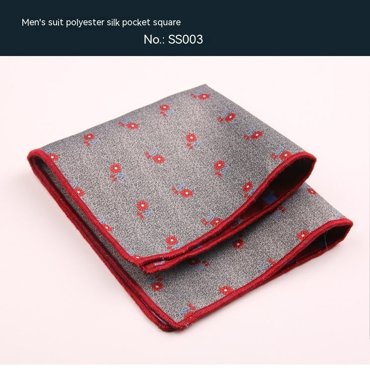 Formal Wear Pocket Square Handkerchief Square Towel Bridegroom Wedding Suit Chest Handkerchief Trendy Striped Plaid